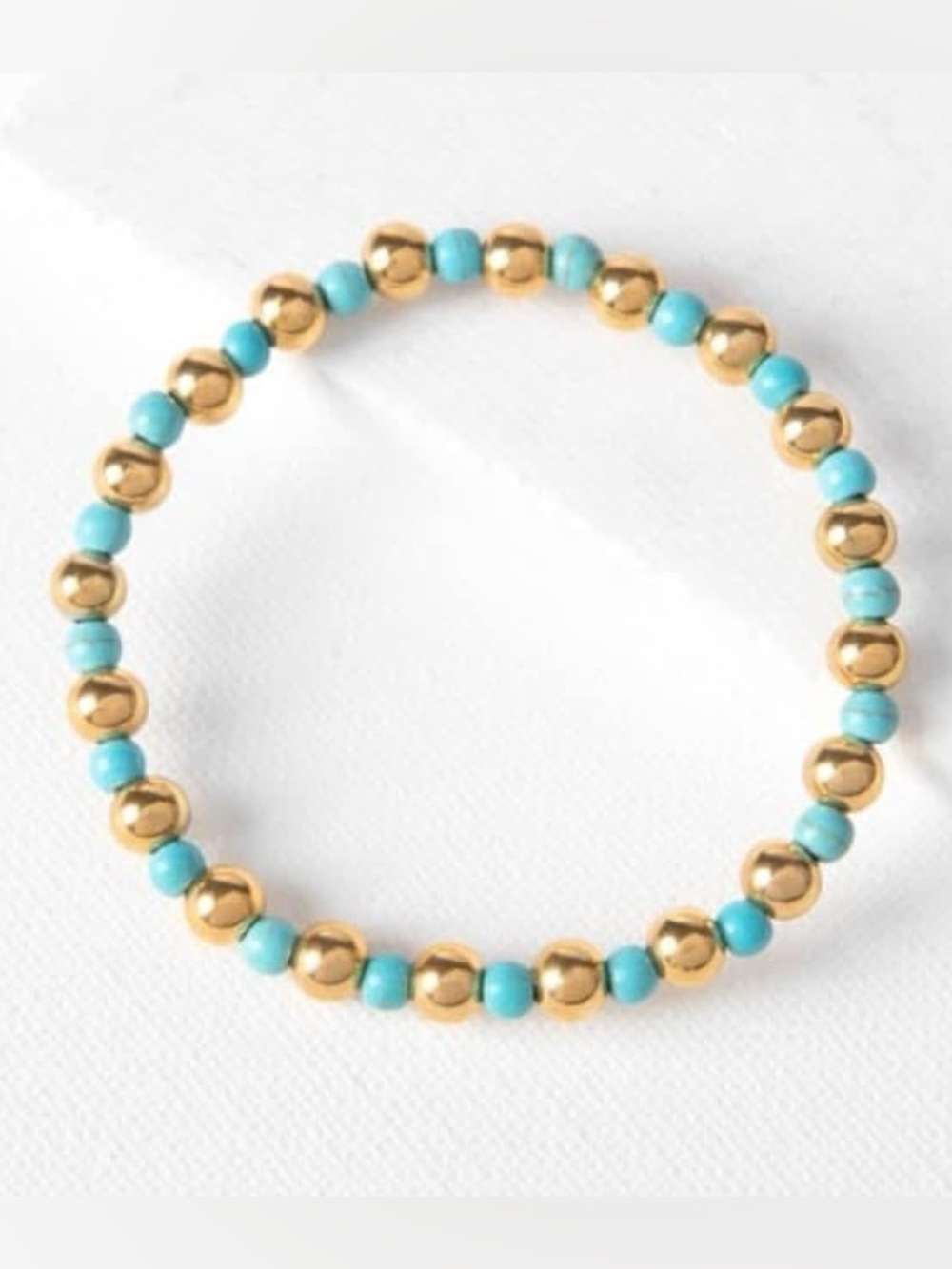 NEW Jasmine Turquoise Gold Bracelet Plunder